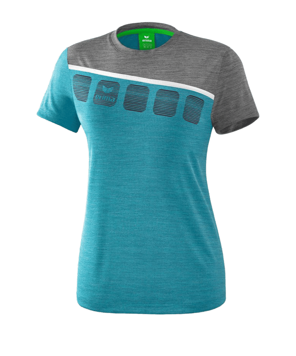 Erima 5-C T-Shirt Damen Blau Grau
