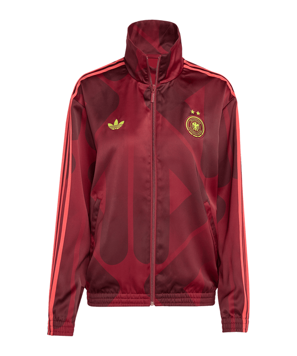 adidas Deutschland Track Sweatshirt Damen Rot - rot