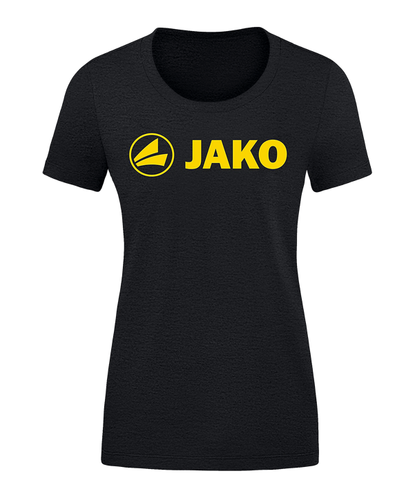 JAKO Promo T-Shirt Damen Schwarz Gelb F505