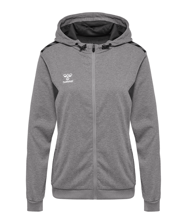 Hummel AUTHENTIC PL Kapuzenjacke Damen Grau F2006 