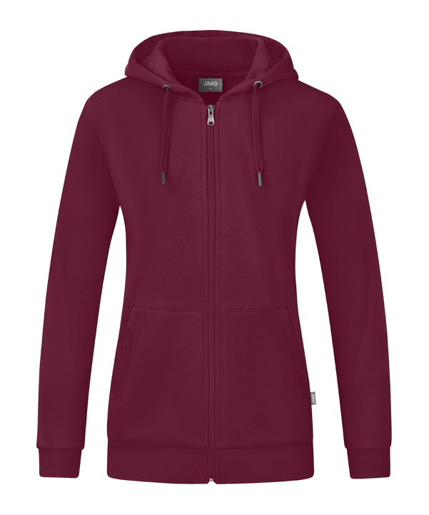 Jako Organic Kapuzenjacke Damen Braun F130 - braun
