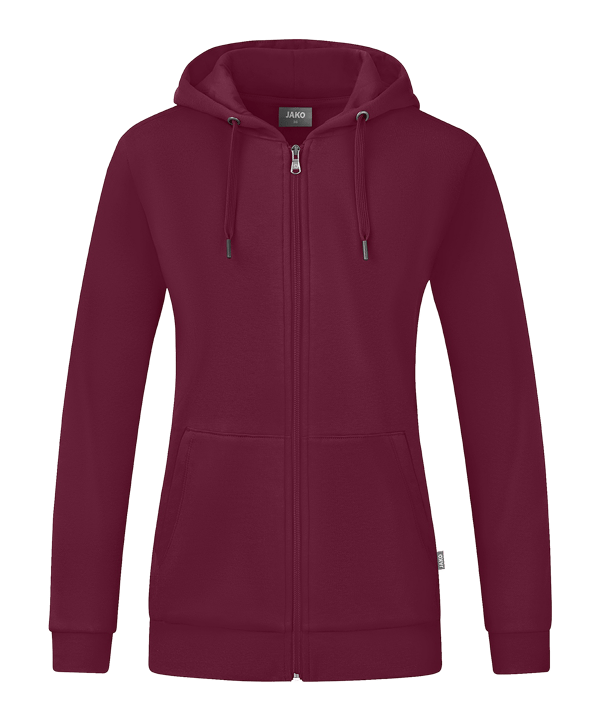 Jako Organic Kapuzenjacke Damen Braun F130