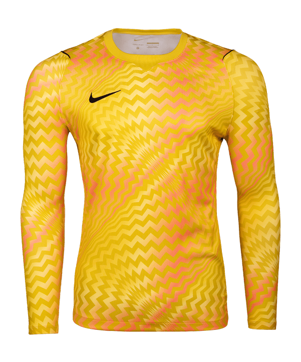 Nike Gardien VI Torwarttrikot Langarm Gelb F718 