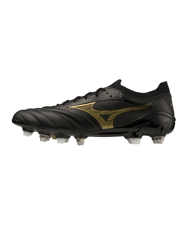 Mizuno Morelia Neo IV Made in Japan FG Aurum Schwarz Gold F50 - schwarz