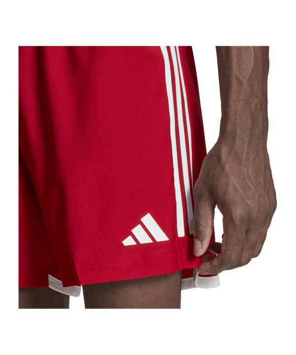 adidas Tiro 23 Competition Match Short Rot Weiss - rot