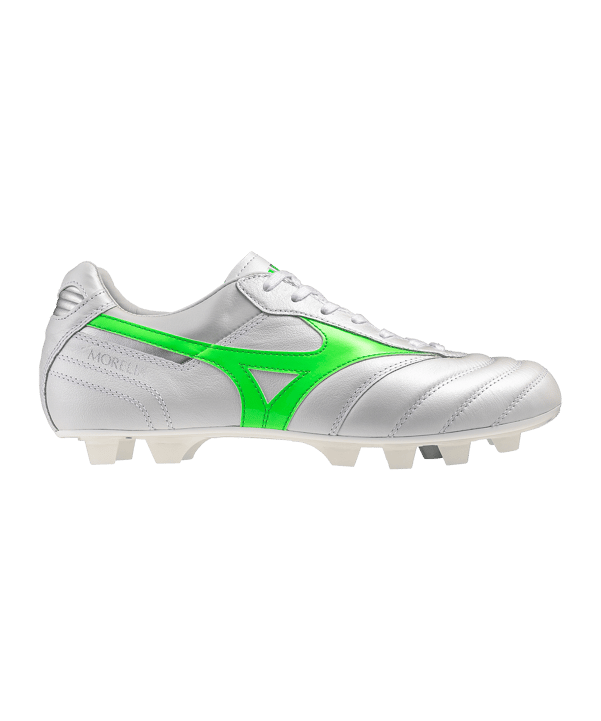Mizuno Morelia II Made in Japan FG Frontier Weiss Grün F37 - weiss