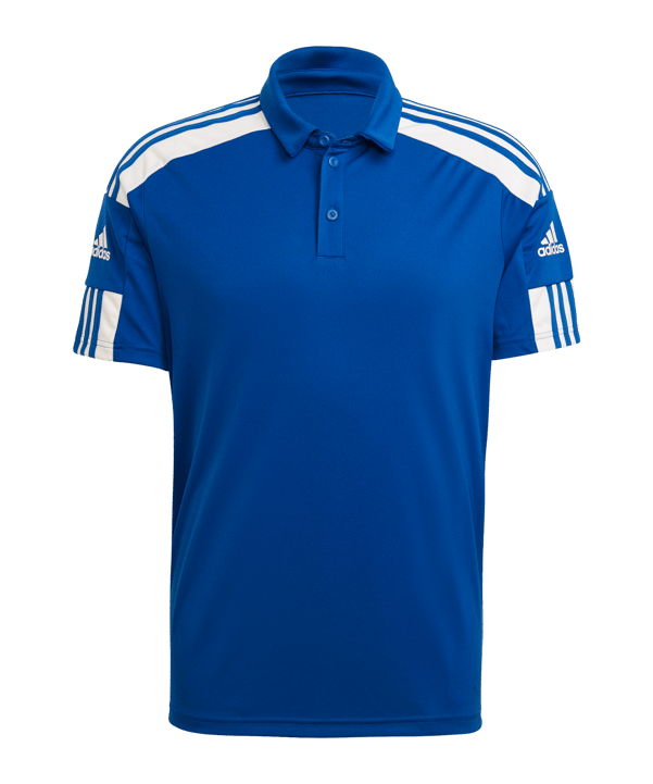 adidas Squadra 21 Poloshirt Blau Weiss