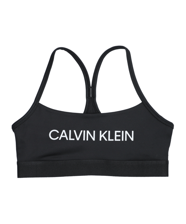 Calvin Klein Performance Low Support Sport-BH F001 - schwarz