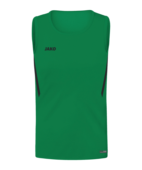 JAKO Challenge Tanktop Kids Grün Schwarz F201