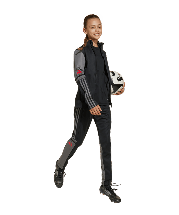 adidas Squadra 25 Trainingsjacke Kids Schwarz - schwarz