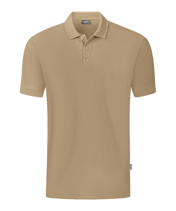 JAKO Organic Polo Shirt Beige F380