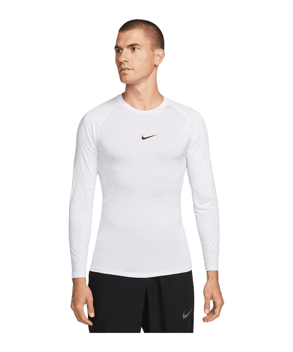 Nike Pro Dri-Fit Sweatshirt Weiss F100