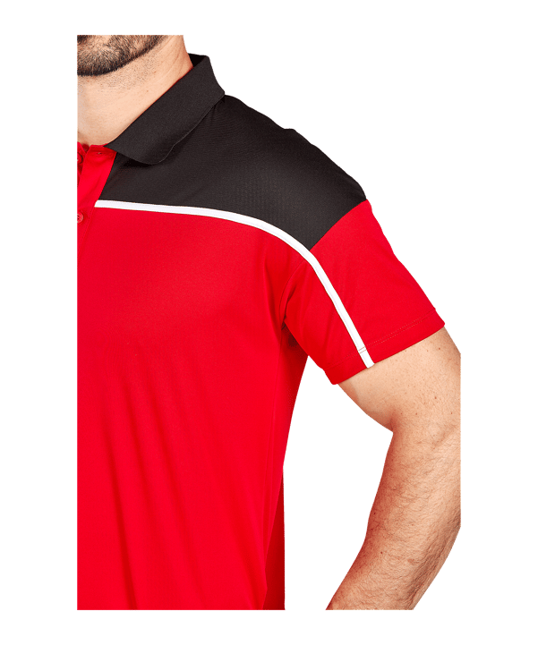 Erima Change by Poloshirt Rot Schwarz | - rot