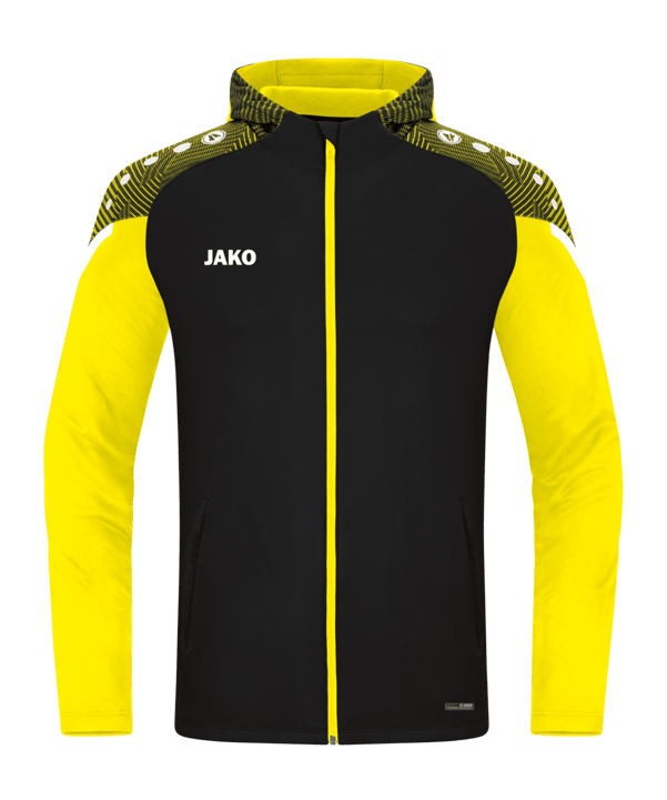 JAKO Performance Kapuzenjacke Schwarz F808 - schwarz