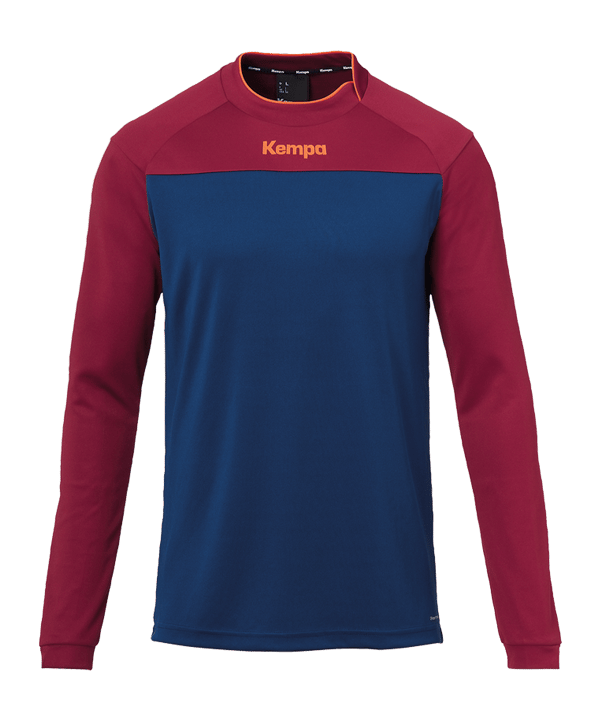 Kempa Prime Shirt langarm Blau Rot F11