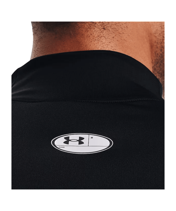 Under Armour ColdGear Fitted Mock langarm F001 - schwarz