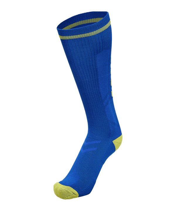 Hummel Elite High Socken Blau Gelb F8606