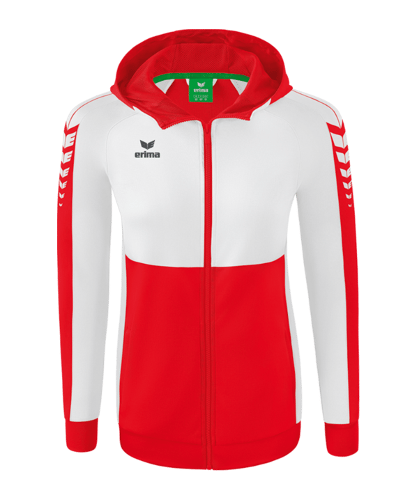 Erima Six Wings Kapuzenjacke Damen Rot