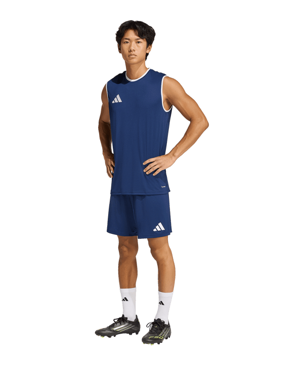 adidas Entrada 26 Trikot Dunkelblau - weiss