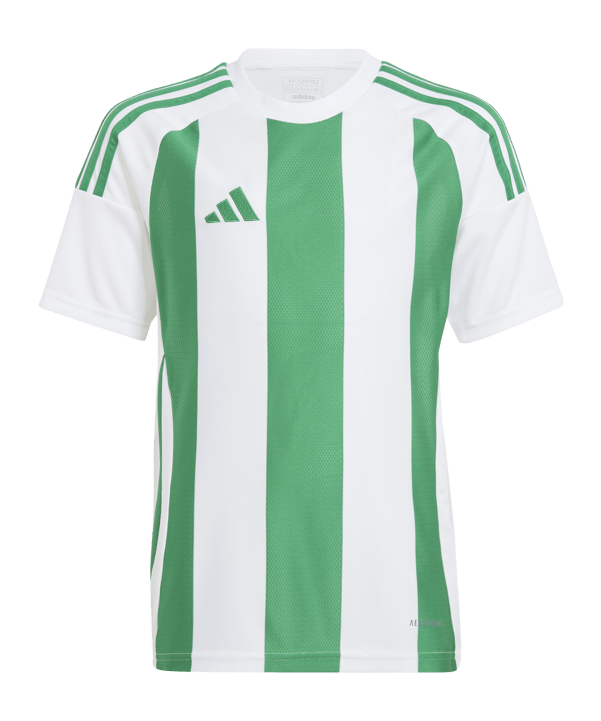 adidas Striped 24 Trikot Kids Weiss Grün