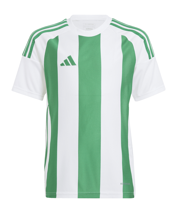 adidas Striped 24 Trikot Kids Weiss Grün