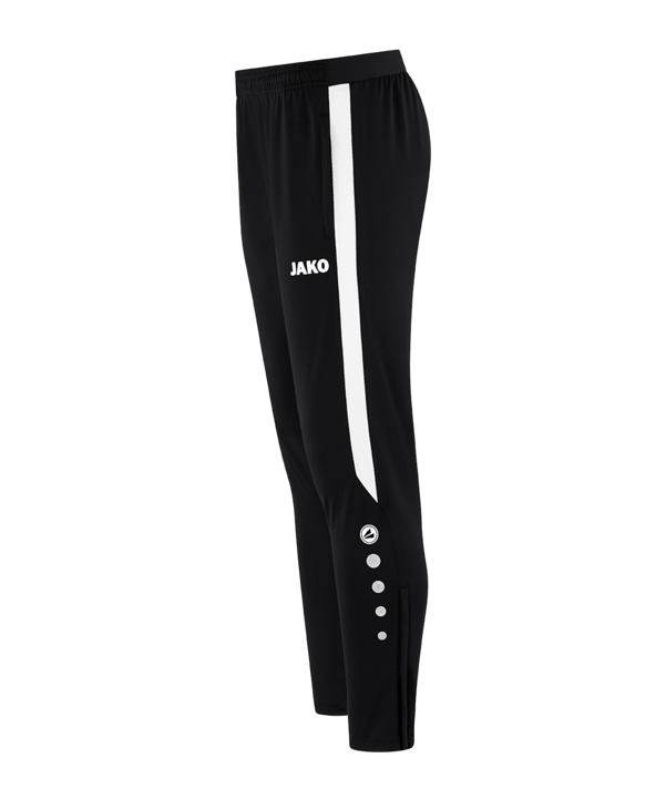 JAKO Power Trainingshose Schwarz Weiss F802 | - schwarz