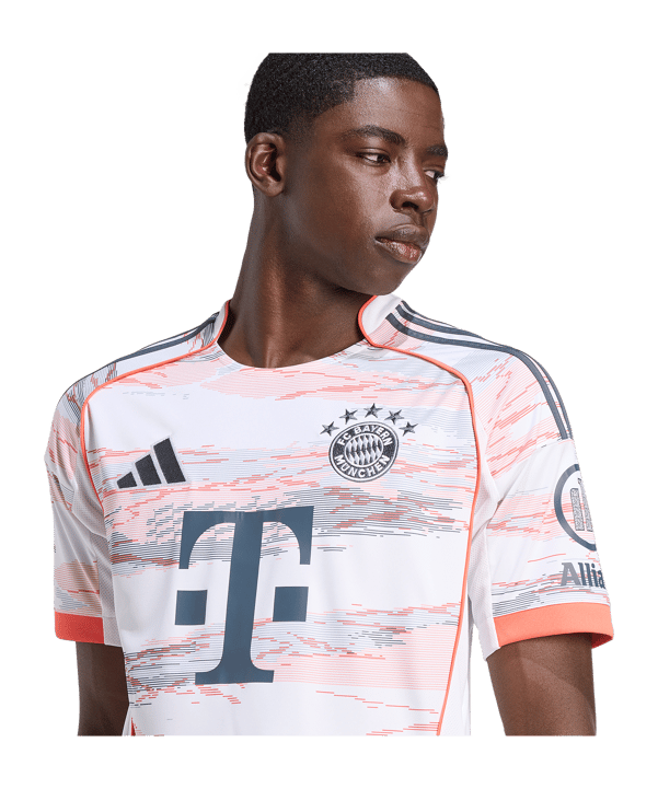adidas FC Bayern München Trikot Away 2025/2026 Weiß - weiss