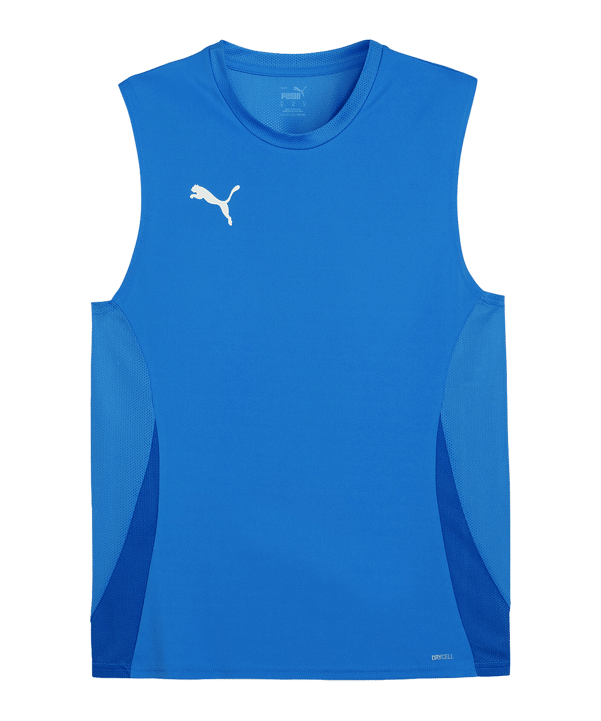 PUMA teamGOAL Tanktop Blau Weiss F02