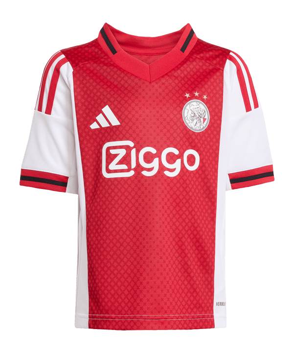 adidas Ajax Amsterdam Mini Trikot Set Home 2025/2026 Kids Weiß - weiss
