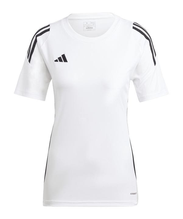 adidas Tiro 24 Trikot Damen Weiss Schwarz