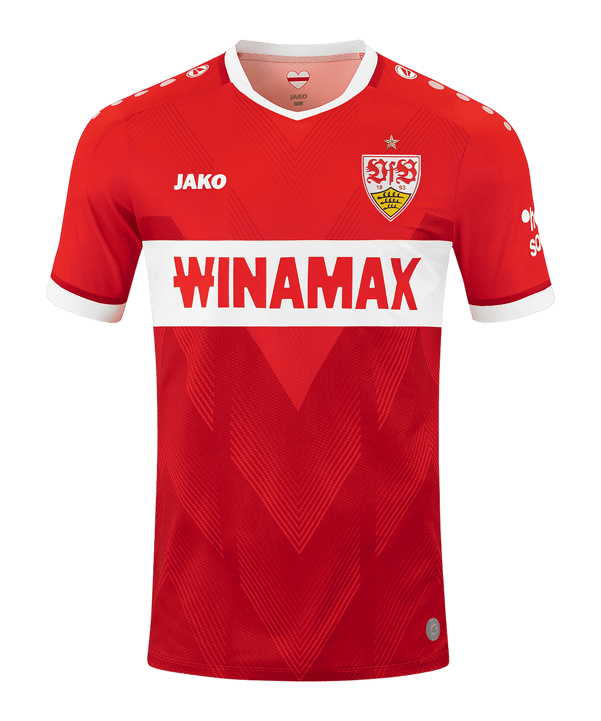JAKO VfB Stuttgart Trikot Away 2024/2025 Rot F110 - rot