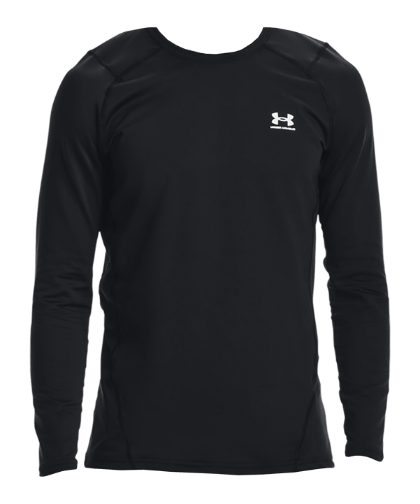 Under Armour CG Fitted Crew Langarmshirt F001 - schwarz