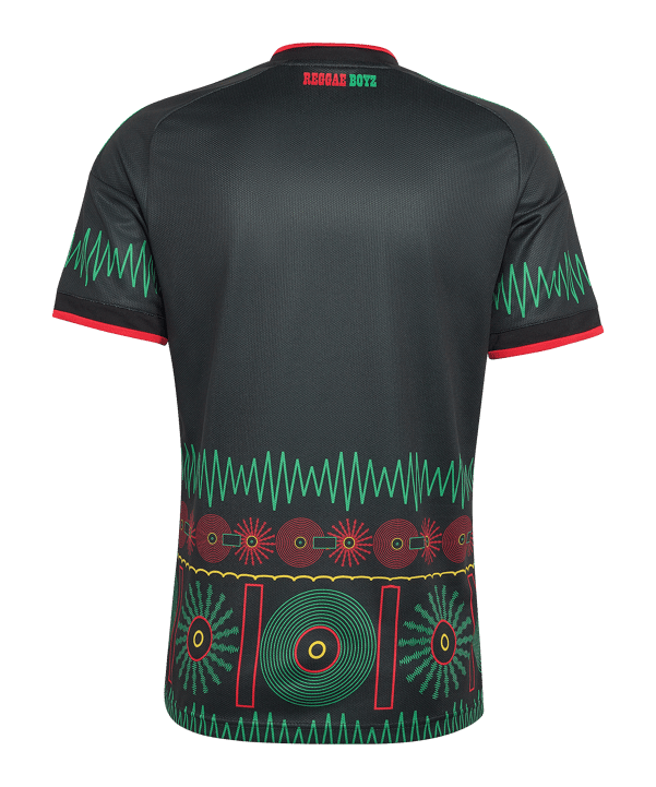 adidas Jamaika Trikot Away WM 2026 Schwarz - schwarz