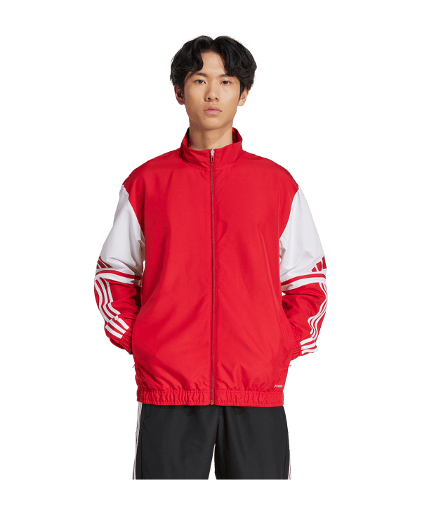 adidas Präsentationsjacke Rot - rot