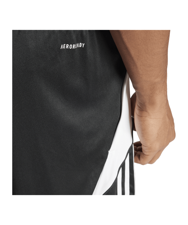 adidas Tiro 24 Trainingsshort Schwarz Weiss - schwarz