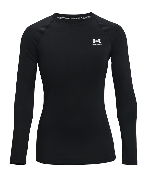 Under Armour Baselayer HG Authentics Comp Longsleeve Underwear Longseeve Damen Schwarz F001 - schwarz