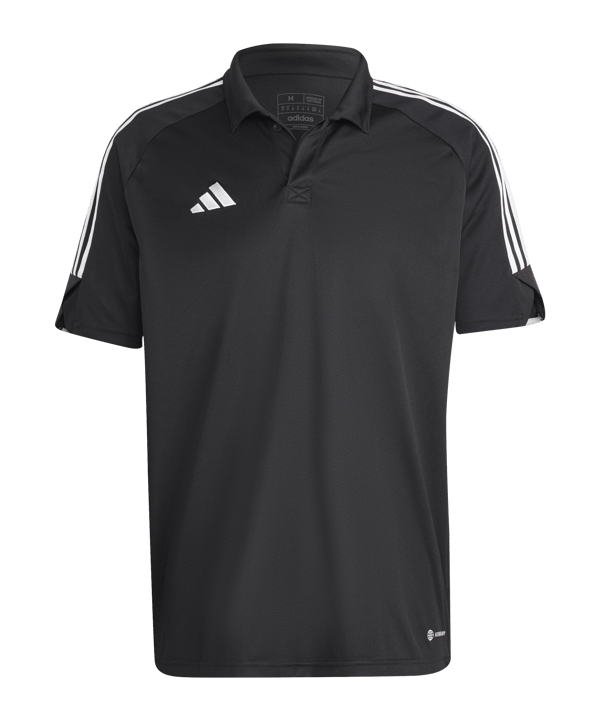 adidas Tiro 23 Poloshirt Schwarz - schwarz