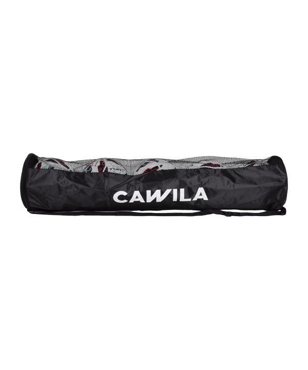 Cawila Ballschlauch 5 Fussbälle Schwarz - schwarz