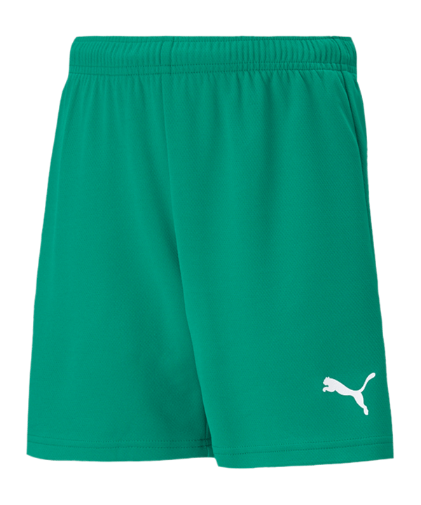 PUMA teamRISE Short Kids Grün Weiss F05