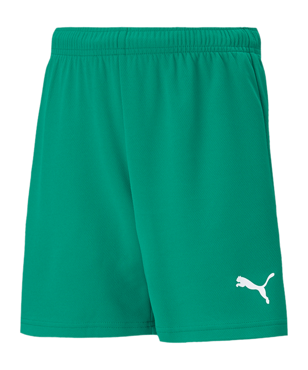 PUMA teamRISE Short Kids Grün Weiss F05