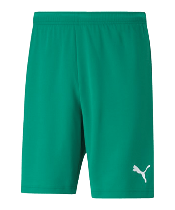 PUMA teamRISE Short Grün Weiss F05