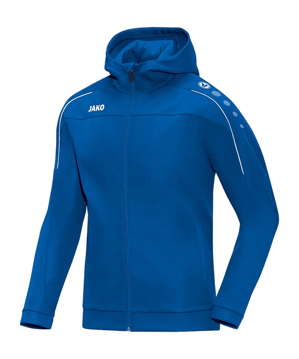 JAKO Classico Kapuzenjacke Kids Blau F04