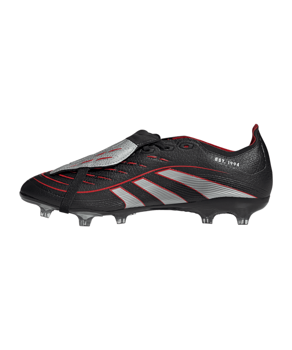 adidas Predator League FT FG/MG Obsidian Strike Schwarz - schwarz