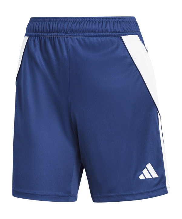 adidas Tiro 24 Training Short Damen Blau Weiss