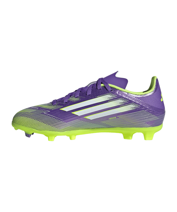 adidas F50 League FG/MG Radiant Blaze Kids Lila - lila