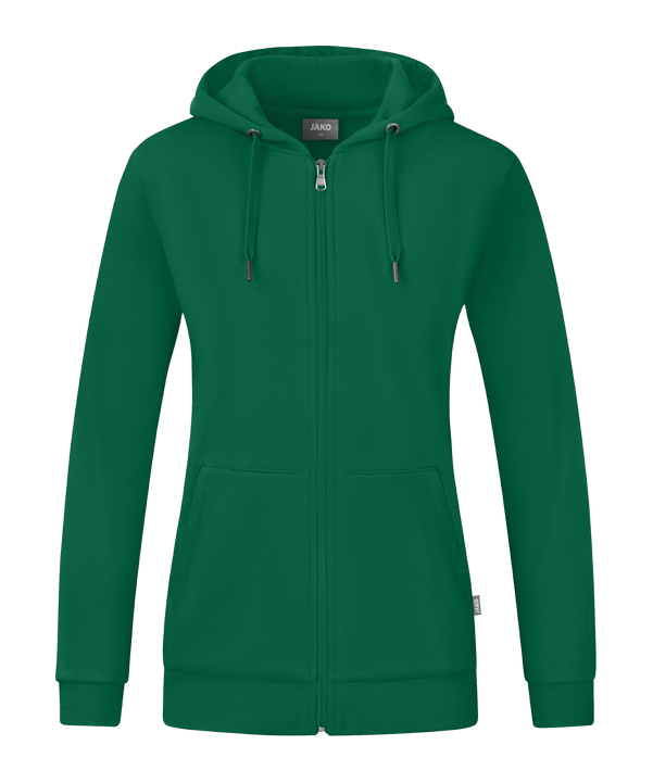 Jako Organic Kapuzenjacke Damen Grün F260
