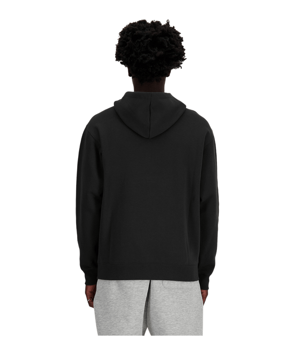 New Balance Sport Essentials Logo Fleece Jacke Schwarz FBK - schwarz