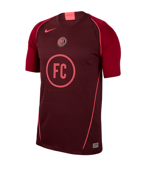 Nike F.C. Home Soccer Trikot kurzarm Rot F681 - rot