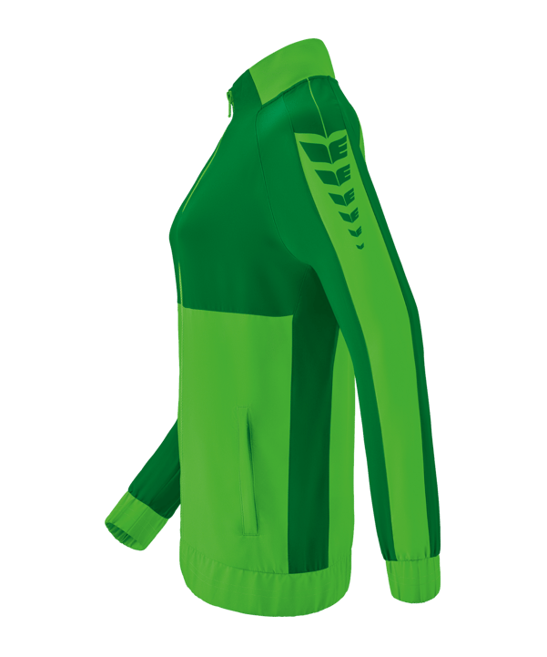 Erima Six Wings Präsentationsjacke Damen Grün | - gruen