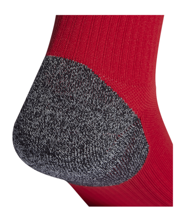 adidas Adisock 23 Strumpfstutzen Rot Weiss Grau - rot